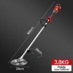 Débroussailleuse sans fil Coupe-bordures, 2 Batteries 21V 3Ah, Chargeur, 3 Lames, Moteur sans balais, Harnais inclus – Image 4