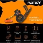 Fuxtec – Débroussailleuse thermique 52cm³ FXFSR152 – 2,2 kW – Moteur 2 temps – Tête débroussailleuse pro – Pour grands terrains - 52cm3 – Image 3