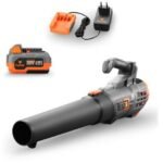 Souffleur à batterie - FUXTEC FX-E1LB20 - 20V 38m/s - Set 2 batterie 2Ah et chargeur 2,4A – Image 4
