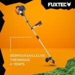 Fuxtec – Débroussailleuse thermique 4 temps FX4MS131 – Moteur 31 cm³ 1 CV – Pour terrains accidentés – Coupe nette avec tête double fil - 31cm3 – Image 2