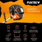 Fuxtec – Débroussailleuse thermique 4 temps FX4MS131 – Moteur 31 cm³ 1 CV – Pour terrains accidentés – Coupe nette avec tête double fil - 31cm3 – Image 3
