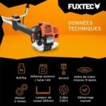 Débroussailleuse thermique professionnelle FUXTEC FX-PS162 - 62cm3 - 3,5CV - Anti vibration – Image 3