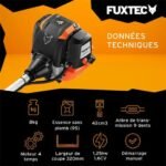 Fuxtec – Débroussailleuse thermique 4 temps FX4MS142 – Moteur 4 temps 42,5 cm³ 1,7 CV – Tête double fil incluse – Pour terrains accidentés – Image 3
