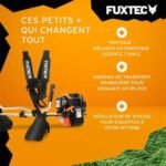 Fuxtec – Débroussailleuse thermique 4 temps FX4MS142 – Moteur 4 temps 42,5 cm³ 1,7 CV – Tête double fil incluse – Pour terrains accidentés – Image 4