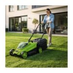 Tondeuse à gazon sans fil 20V Largeur 32cm Bac 30L Vendu Sans Batterie ni chargeur VITO – Image 4