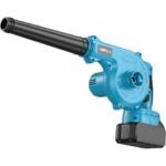 Souffleur 21V 1500mAh Souffleur de Feuilles sans Fil,débit d'air de 360 ​​mètres cubes/heure, Comprend Les Piles, Le Souffleur et La Mallette à Outil