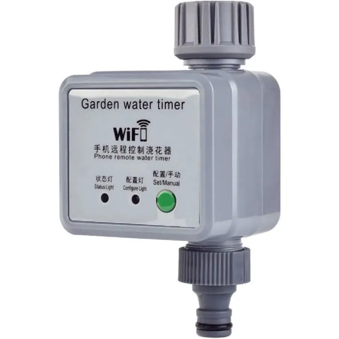 IMG_0110 Contrôleur Arrosage WiFi Intelligent, Minuterie d’Irrigation Programmable Étanche pour Jardin, Potager et Pelouse – Image 1