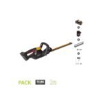 Pack taille-haies sur batterie lamier double 51cm TEXAS SMART HEDGE 200 batterie et chargeur inclus