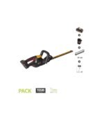 Pack taille-haies sur batterie lamier double 51cm TEXAS SMART HEDGE 200 batterie et chargeur inclus
