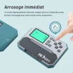 HIOAZO Programmateur arrosage 8 voies WiFi,HO-SC-8W Intelligent,contrôleur de système d'irrigation, surveillance application mémoire – Image 2