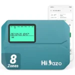 HIOAZO Programmateur arrosage 8 voies WiFi,HO-SC-8W Intelligent,contrôleur de système d'irrigation, surveillance application mémoire