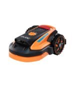 Tondeuse robot connectée avec batterie 20V / 5 Ah - Largeur de coupe 18 cm, jusqu'à 1000m2 de surface, Wifi et Bluetooth