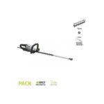Taille-haies professionnel sans fil lamier double 75 cm coupe 33 mm HTX7500 Egopower